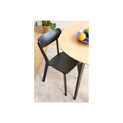Chaise scandinave en bois (lot de 2) - LETA HELLIN, DEPUIS 1862