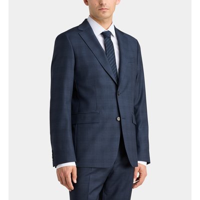 Veste De Costume Droite Vone À Carreaux En Laine COMPTOIR GL