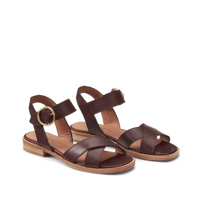 Leather Flat Sandals ANTHOLOGY PARIS
