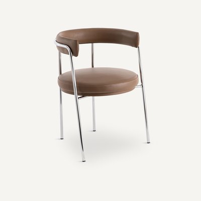 Fauteuil de table cuir Jubo AM.PM