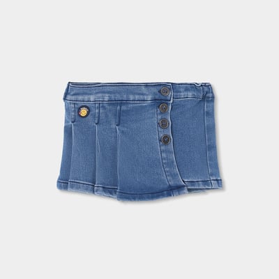 Jupe en denim avec boutons BOBOLI