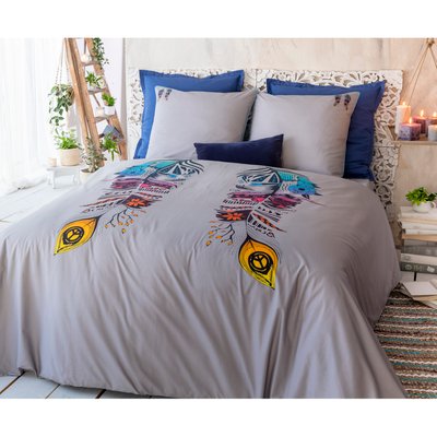 Parure housse de couette Percale de coton, Monica C DESIGN HOME TEXTILE