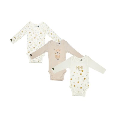 Lot de 3 bodies geremi manches longues bebe SUCRE D'ORGE