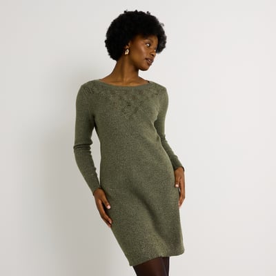 Robe pull fils brillants GRAIN DE MALICE