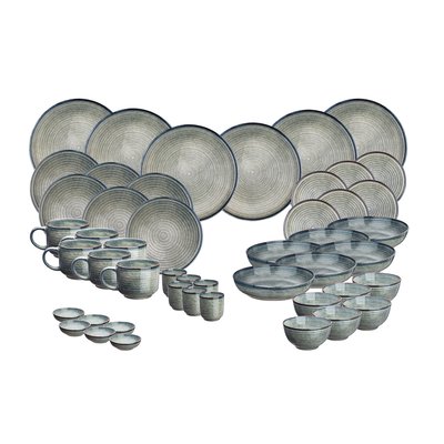 Lot de 48 set complet en grès, ZEN BJORN