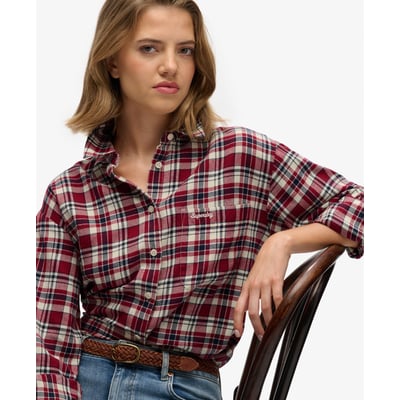 Chemise décontractée en flanelle à carreaux SUPERDRY