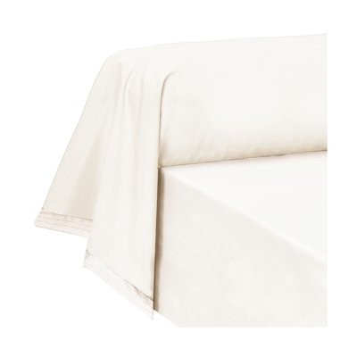 Taie de traversin percale de coton Olana GARNIER THIEBAUT