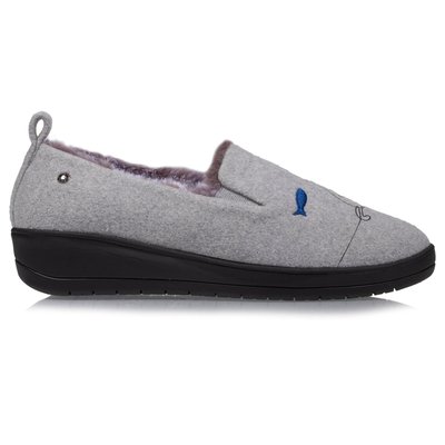 Chaussons Charentaises ultra confortables et légères, faciles à enfiler, talon de 4,5 cm ISOTONER