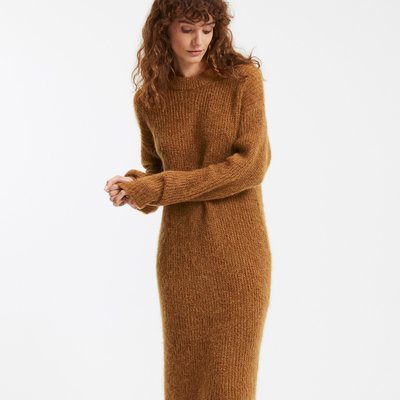 Langärmeliges Strickkleid LA REDOUTE COLLECTIONS