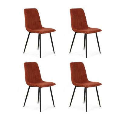 Chaise repas velours côtelé ZAGO