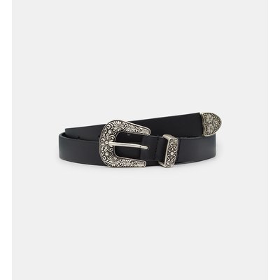 Ceinture Fine Simple Calimity En Cuir GALERIES LAFAYETTE