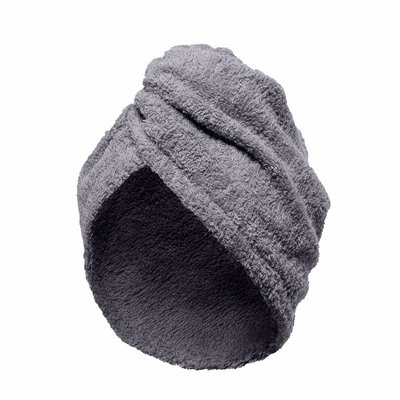 Serviette de tête coton 57 fils éponge fermeture élastique TURBAN LINANDELLE