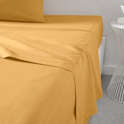Drap plat pour lit 2 personnes uni ESSENTIAL TODAY