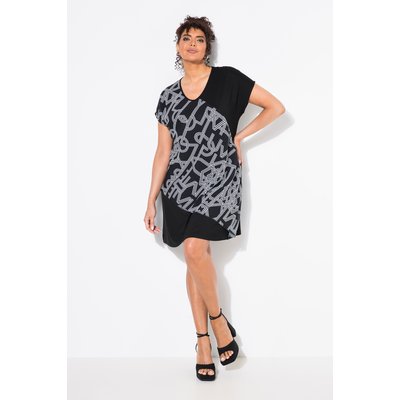 Robe en jersey, voile en mousseline ULLA POPKEN