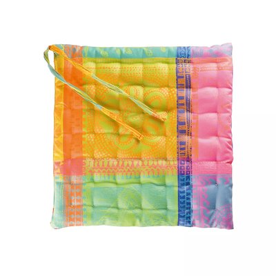 Galette de chaise pur coton enduit MILLE WAX GARNIER-THIEBAUT