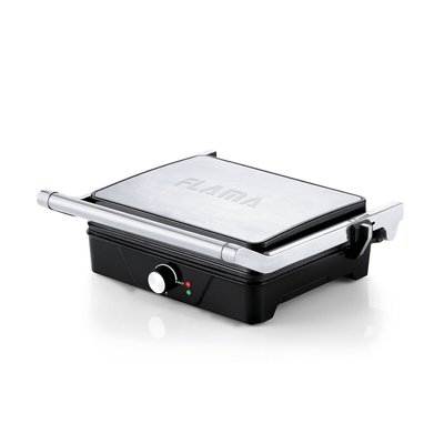 Grelhador de placas inox 2000W 4521FL, da Flama FLAMA