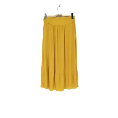 Jupe longue jaune moutarde La Redoute