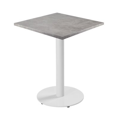 Table à manger en aggloméré avec revêtement mélaminé RIVOLI OVIALA