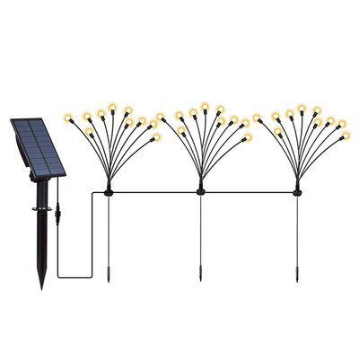 Lot de 3 torches solaires 30 boules LYRA FAMILY LUMISKY