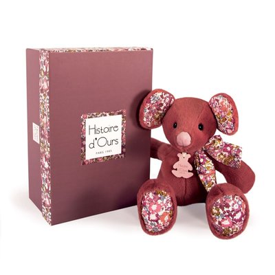 Peluche Souris Terracotta Copains Câlins 25 cm HISTOIRE D'OURS