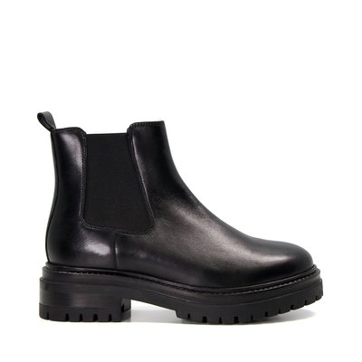 Bottines Chelsea à semelle crantée épaisse - PALEY DUNE LONDON