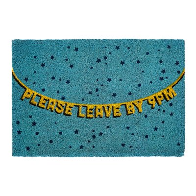 Please Leave By 9PM Coir Doormat SO'HOME