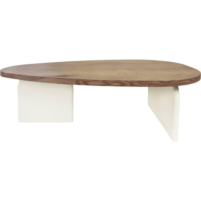 Table basse organique, Placage frêne RECOLLECTION