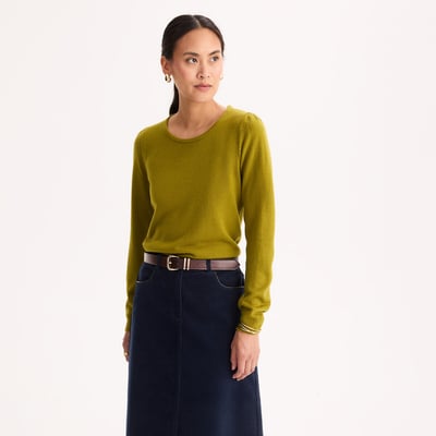 Pull girocollo in maglia fine morbidissima al tatto ANNE WEYBURN