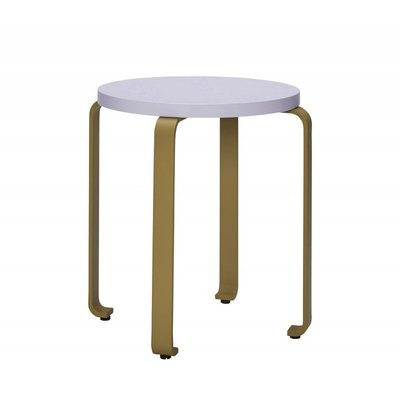 Tabouret à roulettes table basse  Smile HUBSCH