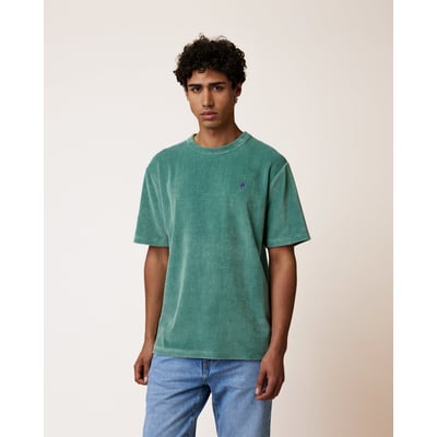 T-shirt en maille aspect velours FAGUO
