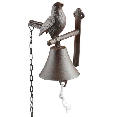 Cloche oiseau en fonte ESSCHERT DESIGN