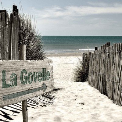 Tableau Mural Panneau La Govelle PLAGE CEANOTHE