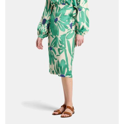 Jupe Portefeuille Fluide Pamela Max Florale GALERIES LAFAYETTE