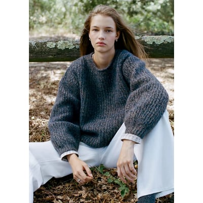 Pull côtelé jaspé MANGO TEEN