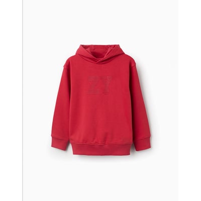 Sweat à capuche avec imprimé en relief ZY ZIPPY