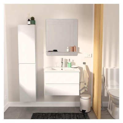 Meuble simple +vasque+miroir+colonne SORRENTO MOB IN