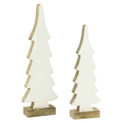 Sapins en manguier laqué blanc AUBRY GASPARD
