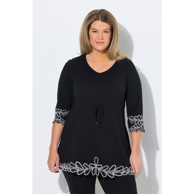T-shirt long avec broderies ULLA POPKEN