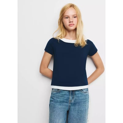 T-shirt coton double MANGO KIDS