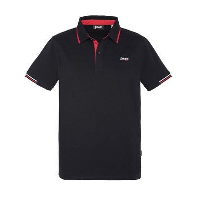 Polo droit maille piquée stretch Devon SCHOTT