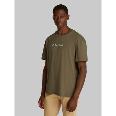 T-shirt com gola redonda e logótipo CALVIN KLEIN