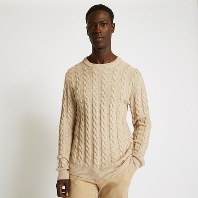 Pull laine beige La Redoute