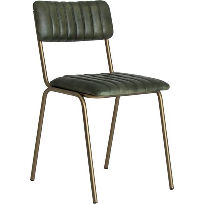 Chaise en cuir vintage (lot de 2), Chadron RECOLLECTION