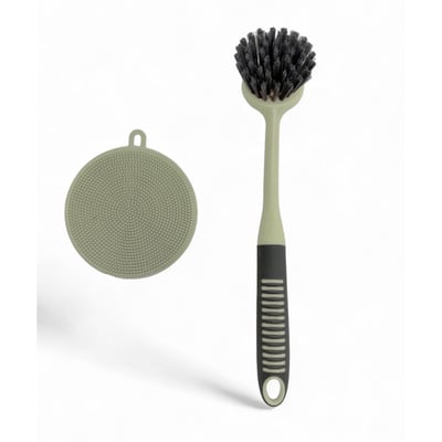 Brosse et éponge à vaisselle en silicone KITCHEN UTILITY
