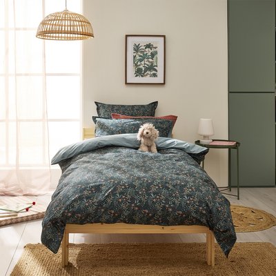 Parure de lit enfant imprimée en coton, taie rectangle, ODE NOCTURNE ESSIX