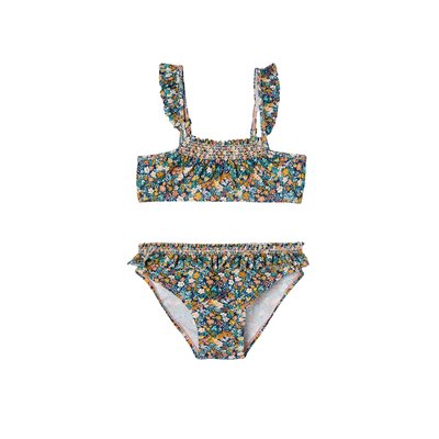Maillot de bain 2 pièces fleuri VERTBAUDET