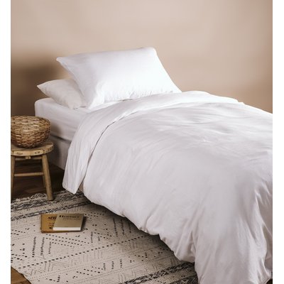 Housse de couette pour lit 1 personne PUR COTON BIO KADOLIS