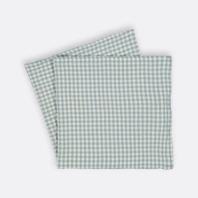 2er-Pack Wickeltücher Croizic aus Baumwoll-Musselin, 70 x 70 cm LA REDOUTE INTERIEURS
