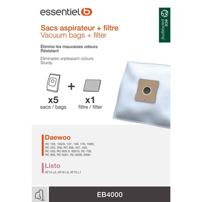 Sac aspirateur EB4000 ESSENTIEL B