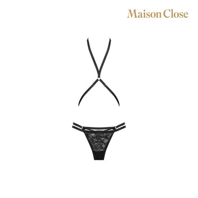 String Harnais Ouvrable Jeux Magnétiques MAISON CLOSE